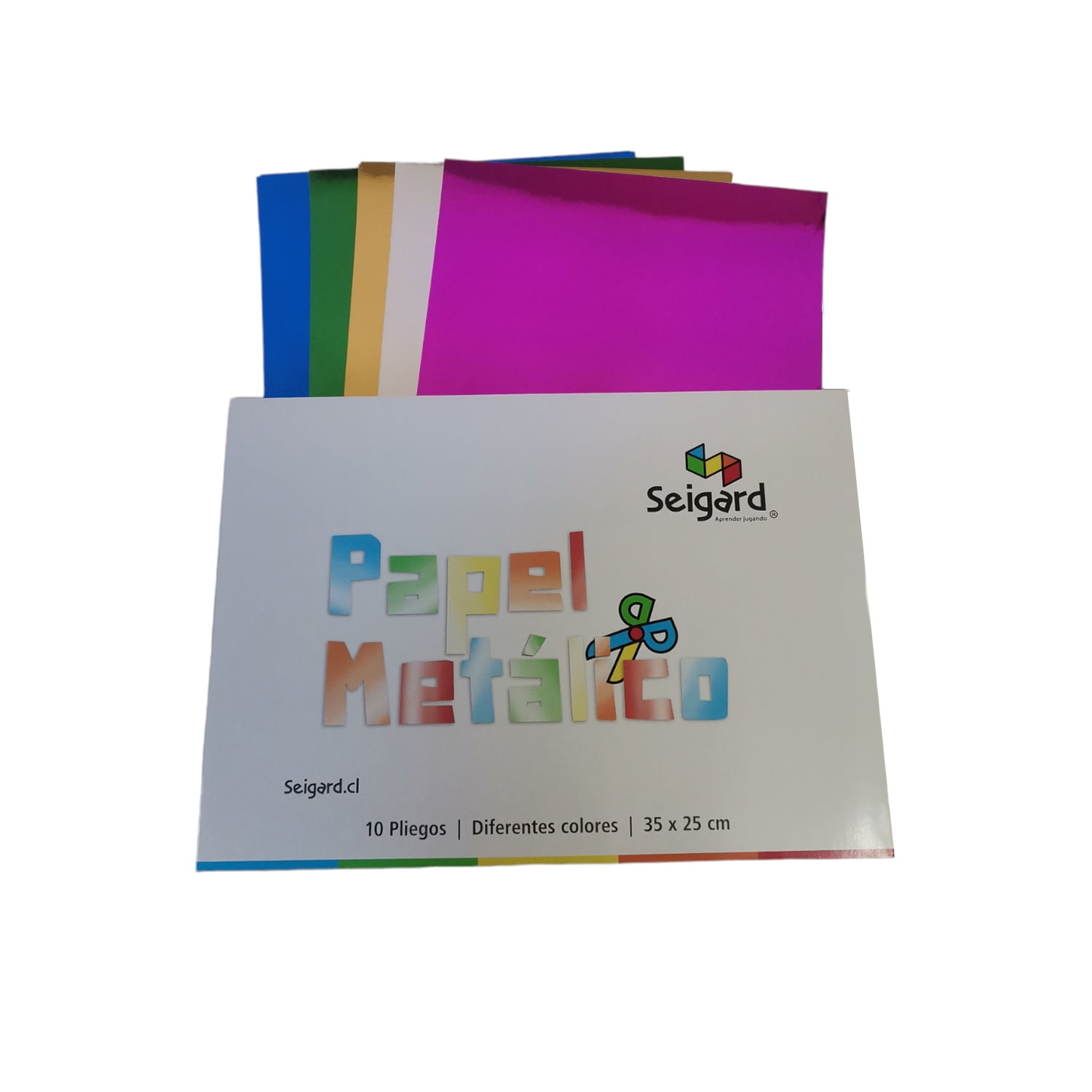 Seigard - Set 10 Hojas Papel Metálico
