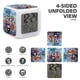 thumbnail image 3 of El Show de Rocky y Bullwinkle theme 7 colors Alarm Clock Digital LED Alarm Clock Gifts for kids friends family, 3 of 6