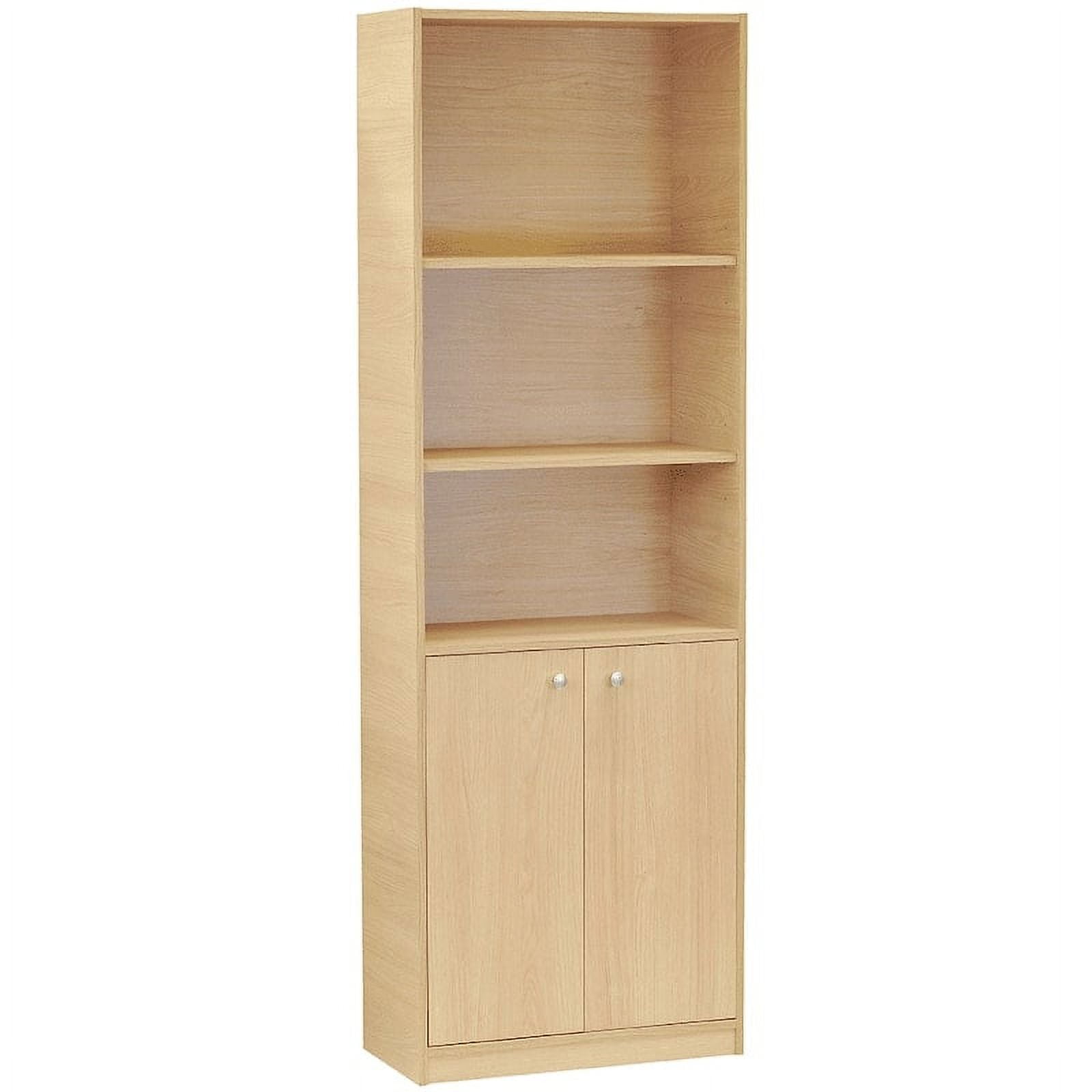 Mobikit - Estante 5 Niveles Con Puertas Carvalo