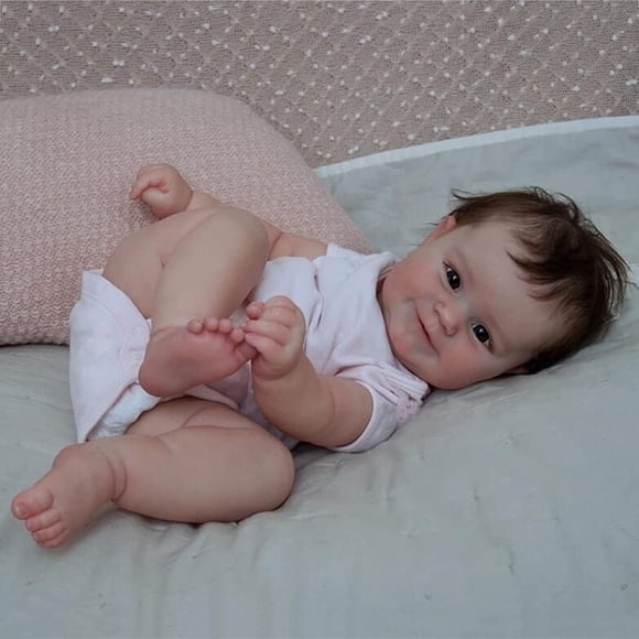 Muñeca Reborn Meeler realista para niña recién nacida de 50 cm con acceso