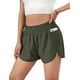 thumbnail image 1 of Pantalones cortos deportivos de secado rápido para mujer, con cintura elástica y bolsillos. Pantalones cortos deportivos de secado rápido para correr y entrenar, de doble capa, con bolsillo. Pantalone, 1 of 5
