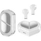 thumbnail image 1 of AARONMEI Auriculares Bluetooth 5.3 Inalámbricos Modo Gaming Blanco, 1 of 3