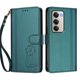 thumbnail image 3 of Funda Cartera Trébol para Xiaomi Redmi 15 4G/5G con Ranuras Tarjetas y Carga Inalámbrica Verde oscuro, 3 of 6