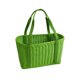 thumbnail image 4 of Cesta Tejida A Mano, Cestas De Almacenamiento De Frutas, Organizador Para Armario De Picnic, Verde, Grande, 4 of 5