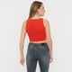 thumbnail image 2 of Polera Mujer Sin Mangas Crop Rojo Corona, 2 of 5