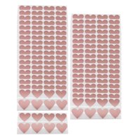 Bothyi - Paquete De 300 Etiquetas Adhesivas Para Rascar En Forma De Corazón Para Suministros De Bricolaje Regalo Rose Aureate