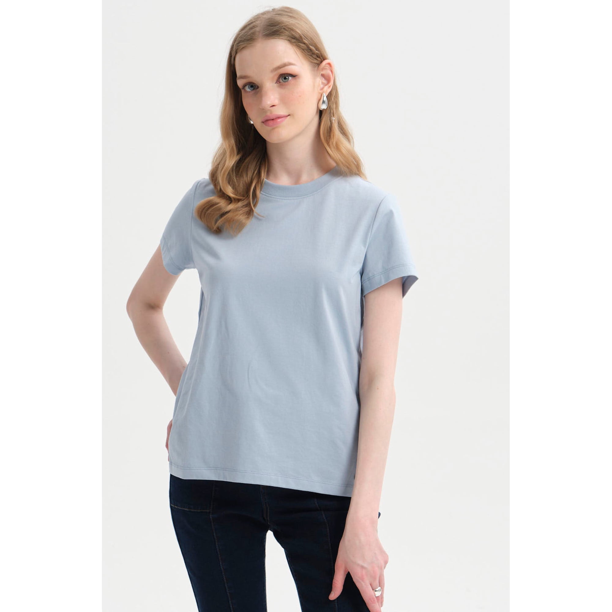 Fashionspark - Polera Mujer Lisa Celeste