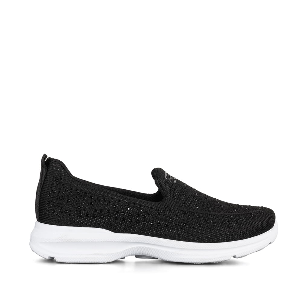 Zapatilla Casual Mujer Slip On Con Pedrería Weide Tfa203