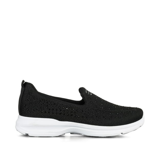 Zapatilla casual Mujer Slip On Con Pedrería Weide TFA203