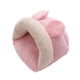 thumbnail image 2 of Saco De Dormir De Ardilla Hámster De Ratón Para Mascotas Pequeño Algodón Invierno Casa Cálida Nido Rosa, 2 of 5