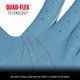 thumbnail image 4 of Guantes de bateo Franklin Sports CFX Pro Blue para adultos, talla XL, 4 of 7