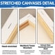 thumbnail image 3 of Canvas FIXSMITH, blanco estirado, 28 x 35 cm, paquete de 8 unidades, 100% algodón, 3 of 7