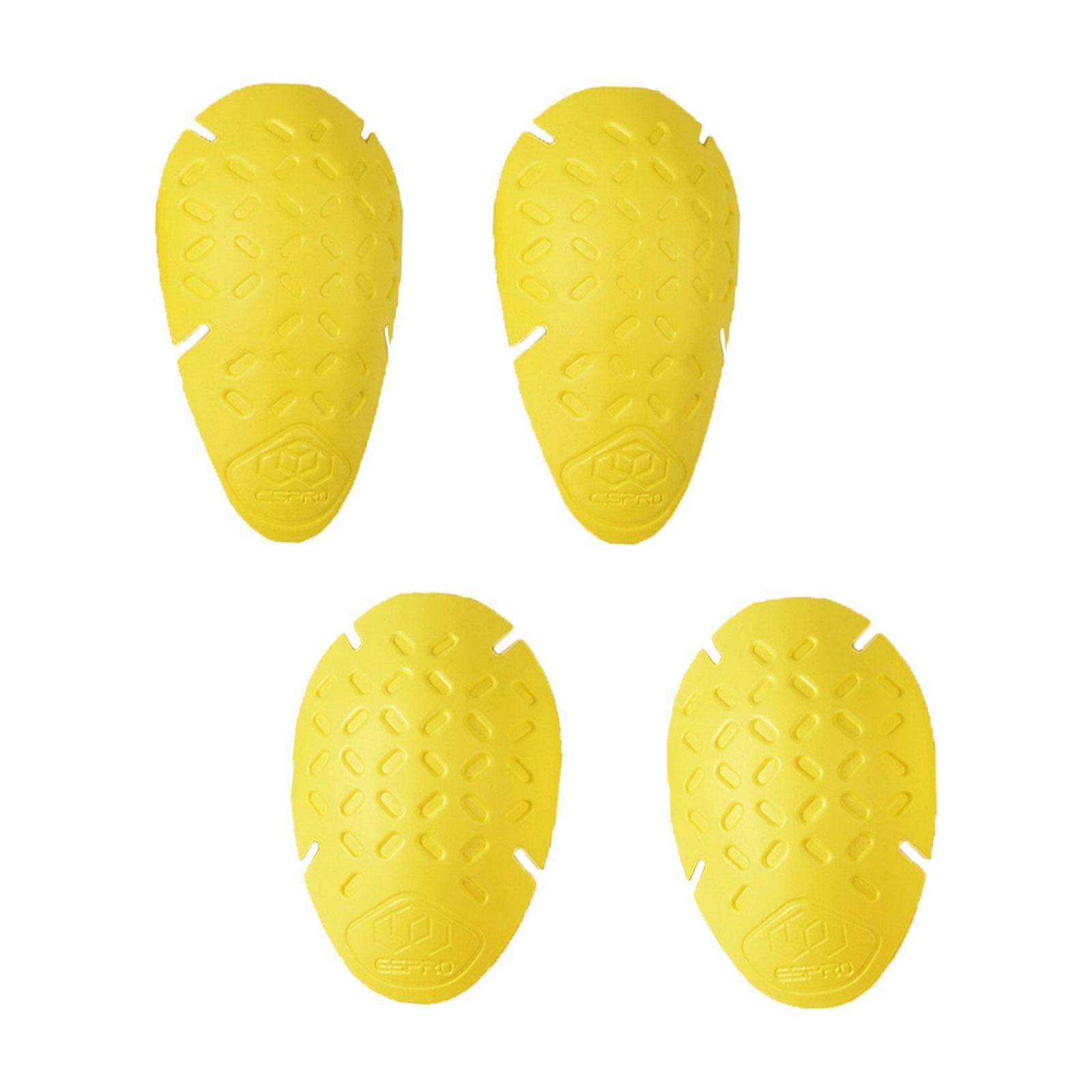 Magideal - 4 Piezas De 4 Piezas De Codo Y Hombreras Reemplazo De Engranaje De Protección Eva Eva Fácil De Limpiar Almohadillas, Almohadillas De Protección, Para