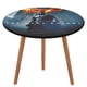 thumbnail image 1 of El Caballero Oscuro theme Fitted Round Tablecloths Elastic Edged Table Covers Waterproof Table Cloth For Kitchen Holiday Party Tables Decor 120cm, 1 of 6