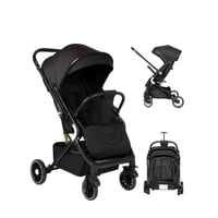 Babymine - Coche De Bebé Reversible Maleta Suncover Negro -