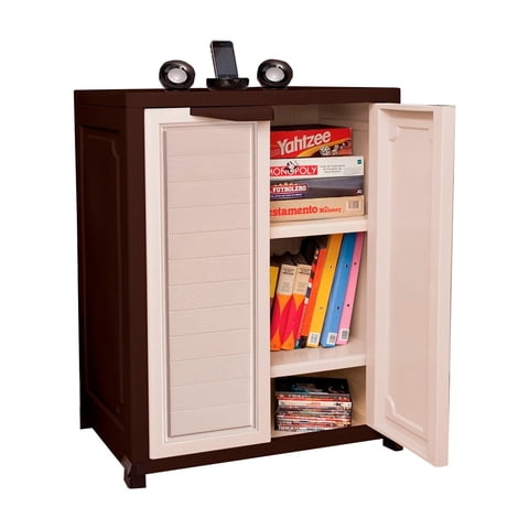 Genérico - Mueble Organizador 2 Niveles Madeira 70X95X45Cm