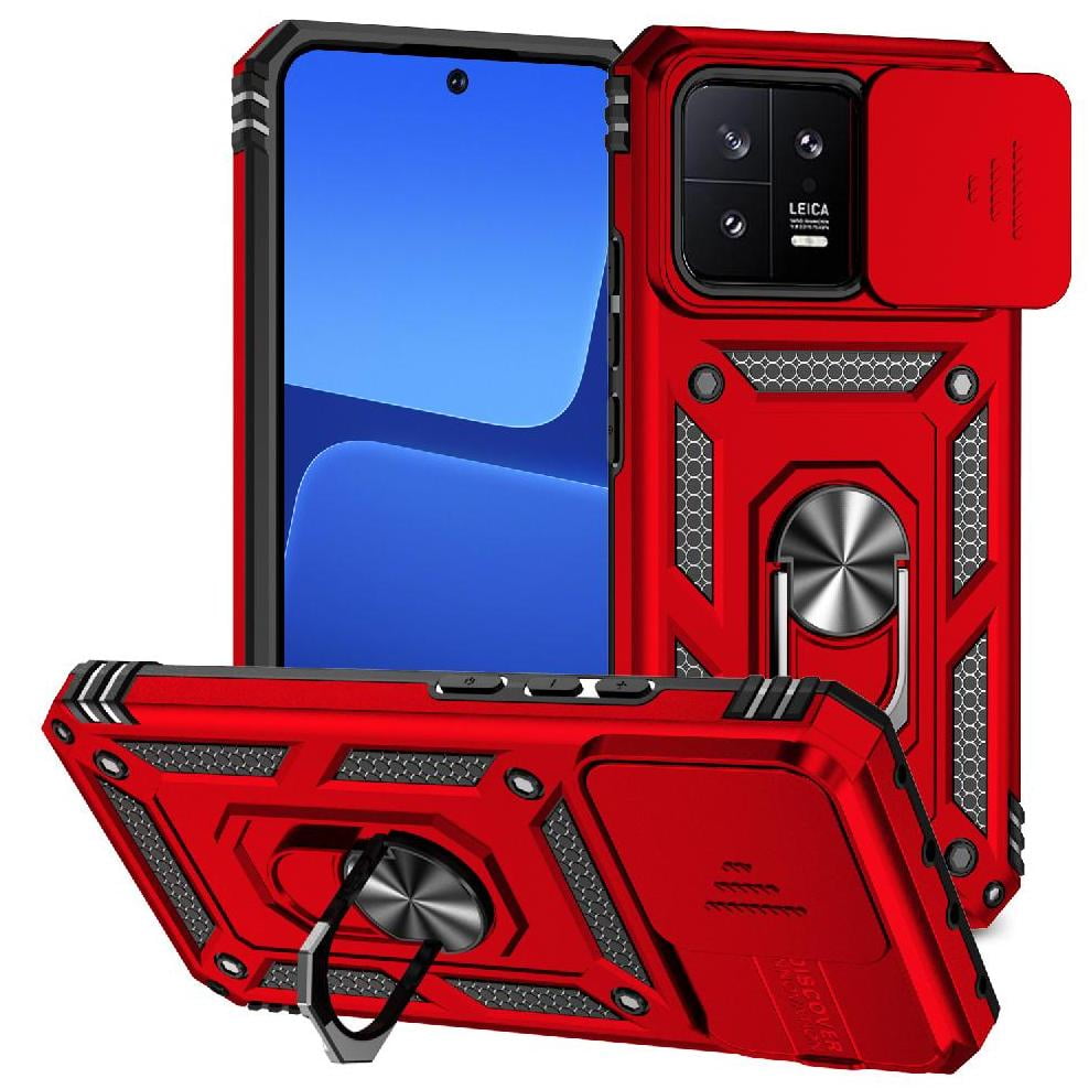 Estuche Gangxun Para Xiaomi 13, Soporte Giratorio 360°, Estilo Mecánico Y Magnético