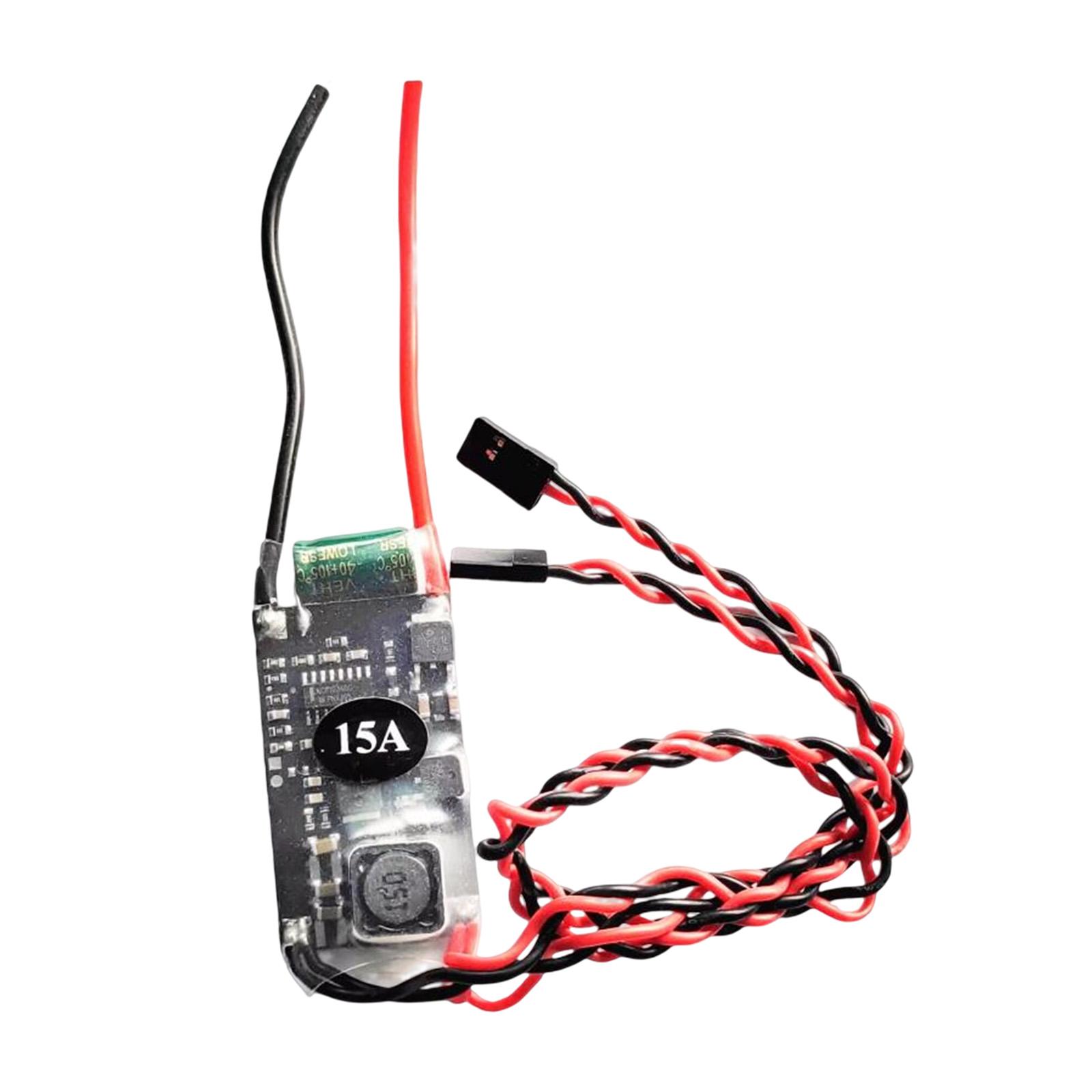 Magideal - 5V Rc Servo Bec , Fuente De Alimentación Servo Del Receptor, Convertidor Estable Del Regulador De Voltaje Para Rc , 5V 15A