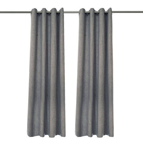 Dib - Cortina Blackout 2 Paños Altea Gris Oscuro