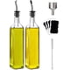 thumbnail image 1 of Botella dispensadora de aceite Leaflai de vidrio de 500 ml con vertedor y cepillo, 1 of 8