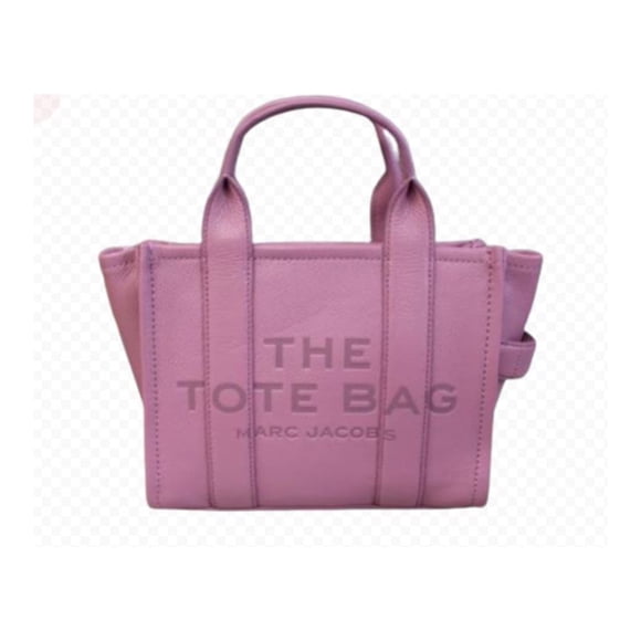 Cartera Marc Jacobs The Leather Tote Candy Pink Pequeña