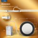 thumbnail image 4 of Amico Paquete de 24 luces LED empotrables negras de 6" 12W 2700K-5000K, 4 of 6