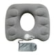 thumbnail image 4 of Almohada de rosquilla inflable, cojín de asiento, suave, transpirable para cojón, cojín de donas portátiles, cojín de hemorroides para el hogar de la Gris, 4 of 5