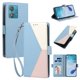 thumbnail image 2 of Funda Tipo Libro para Motorola Edge 40 Neo 5G con Ranuras, Azul Claro, 2 of 6