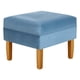 thumbnail image 2 of Pouf Sky 1c Felpa 04 Azul Petroleo, 2 of 3