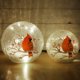 thumbnail image 1 of Lámpara ideal para Navidad, cristal craquelado, cardenal, funciona con pilas, 1 of 8