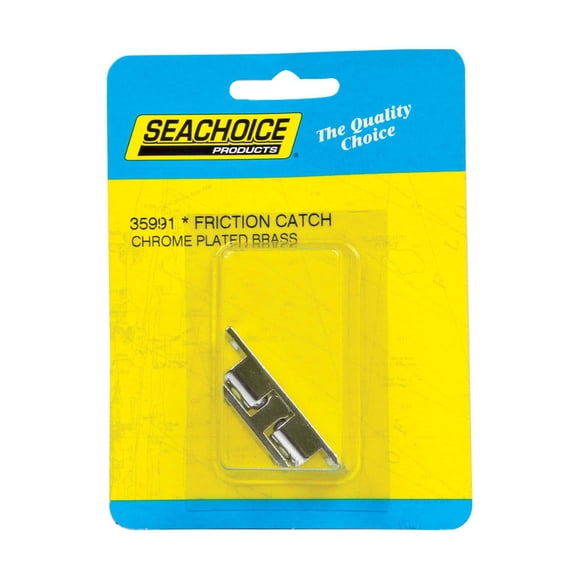 Friction Catch Seachoice, latón cromado, 4,9 x 1 cm, 1 paquete