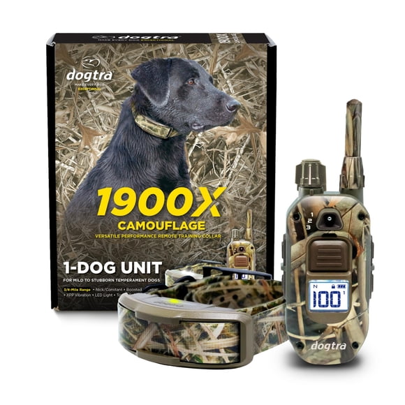 Dogtra 1900X Camuflaje Collar Electrónico de 3/4 de milla