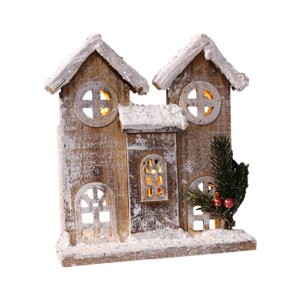 Bothyi - Adorno Navideño Resplandeciente Casa Navideña Resplandeciente Para Interior Dormitorio Oficina Estilo A