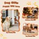 thumbnail image 4 of Juguete para perro HUGEME Mono/Elefante de peluche con silbido - Pack de 2, 4 of 8