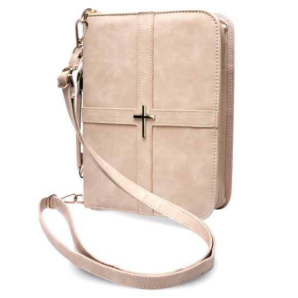 Funda para Biblia Luipa Store 27x19x6 cm Beige con Correa de Hombro