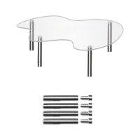 Bothyi - Estante De Exhibición De Acrílico Soporte De Producto Para Muñeca Cosmética Modelo Hecho A Mano 25X14.4X5Cm