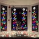 thumbnail image 5 of Luces navideñas para ventana, 3 piezas de decoración navideña iluminada, luces de cortina navideñas a pilas con ventosa, luces para árbol de Navidad, ciervo y campana (multicolor), 5 of 7