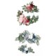 thumbnail image 1 of Hojas Verdes Botín De Flores Artificiales Para Boda Rosa Rojo Blanco Azul, 1 of 4
