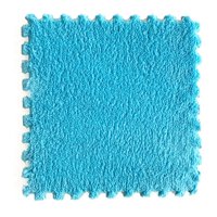 Juegos Magicos - Set Goma Eva Felpa 9 Unidades Azul