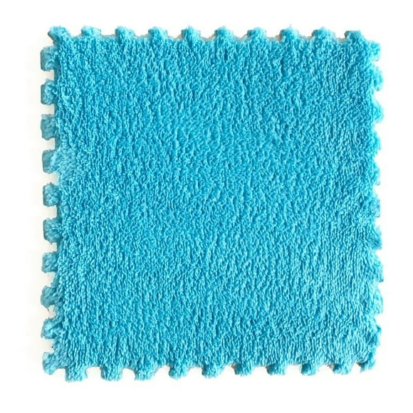 Set Goma Eva Felpa 9 Unidades Azul