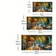 thumbnail image 3 of 1pc HD Printed Wall Painting, Lover Couple Picture, Modern Abstract Landscape, Walking Down The Street, Knife Oil Painting Print On Canvas, Living Room Decor, Poster Wall Art, Gift, Frameless, 3 of 4
