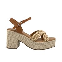 Danicolle Calzado - Sandalia Mujer Yute Café Danicolle