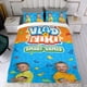 thumbnail image 4 of Vlad y Niki Conjunto de sábanas temático, trío de piezas, cómodo y amigable con la piel, diseño único, regalo de decoración para el hogar para familiares, amigos y fans,135cm *200cm, 4 of 6