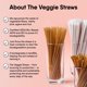 thumbnail image 4 of Pajitas biodegradables The Veggie Straws, 100 unidades, 4 of 7