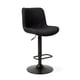 thumbnail image 1 of Taburete Piso Silla Bar Acolchado Regulable Dorik Negro, 1 of 8
