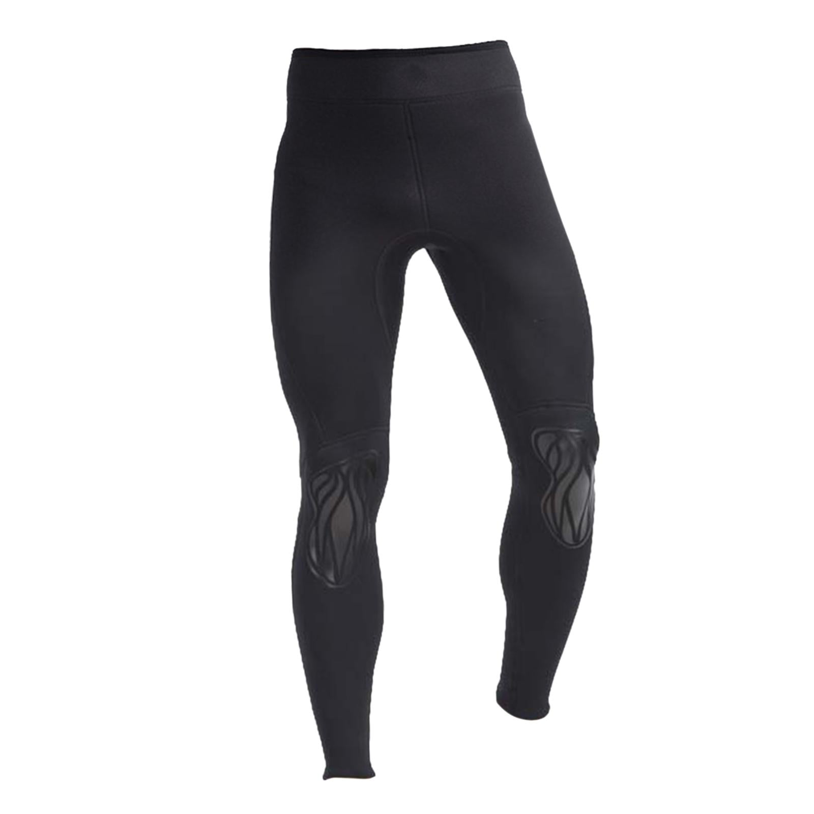 Ioensy - Trajes De Neopreno Para Adultos, Pantalones De Neopreno De 3 Mm, Pantalones De Buceo Para Esnórquel, Surf, Negro L