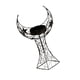 thumbnail image 5 of Candelador Crescent Tower Candelera De Metal Para El Escritorio De Cumpleaños Decorativo Negro, 5 of 5