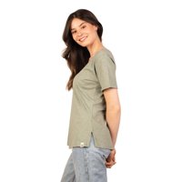Polera Mujer Escote V Manga Corta Tara Lenga® Sustentable