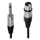 thumbnail image 2 of Cable Xlr Hembra A Plug 6.3 Mono, 10 Mts, Negro, 2 of 4