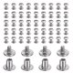 thumbnail image 1 of Uxcell 40set Tornillo de Chicago M2x4mm 3mm Longitud Metal Phillips Clavo Remache Perno Remaches Poste de Unión Tornillo para Manualidades de Cuero Cinturón Bolsa Encuadernación, Plata, 1 of 7
